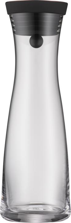 Produktbild WMF Wasserkaraffe 1l Glaskaraffe Karaffe Basic Kippdeckel CloseUp-Verschluss (1 l)