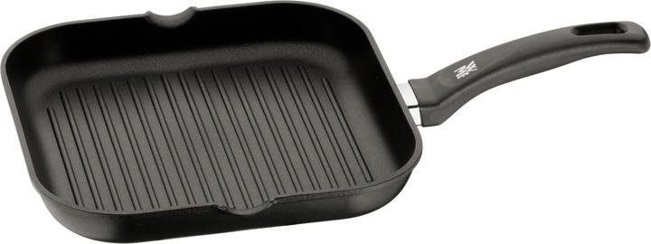 Produktbild WMF Grillpfanne eckig Steakpfanne Pfanne 27cm Aluminium beschichtet PFOA-frei (27 cm, Grillpfanne, Aluminium)