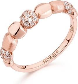 Immagine prodotto Rosato Anello originale in bronzo con zirconi Into the blue RZIB35 - Circuito: 52 mm (52)