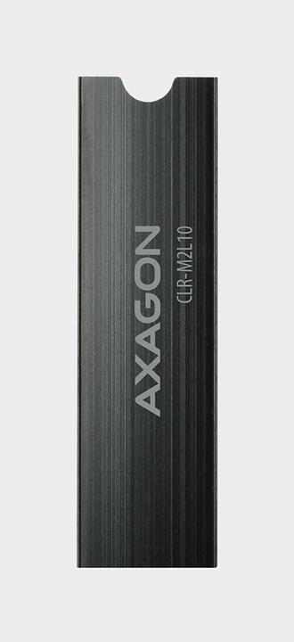 Produktbild Axagon CLR-M2L10 passiver M.2-SSD-Kühlkörper - 2280, 10 mm Höhe, Aluminium