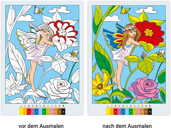 Produktbild Ravensburger CreArt Malen nach Zahlen ab 7: Feen, Elfen, Meerjungfrauen