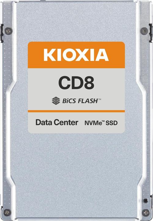 Produktbild Kioxia CD8 Series - SSD - 3.84 TB - internal - 2.5" - PCIe 4.0 x4 (NVMe) - buffer: 256 MB (3840 GB, 2.5")