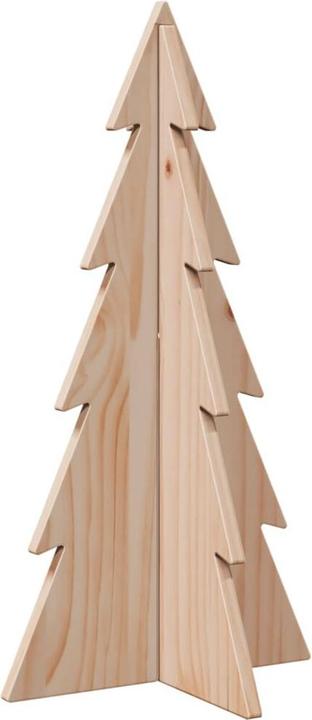 Image du produit VidaXL Arbre de Noël en bois Sapin de décoration Arbre en bois 59,5cm Pin massif