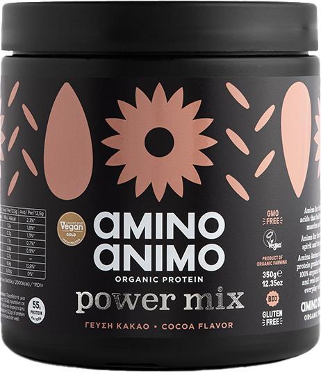 Amino Animo Vegan Protein Power Mix (Cacao, 1 pz., 350 g)