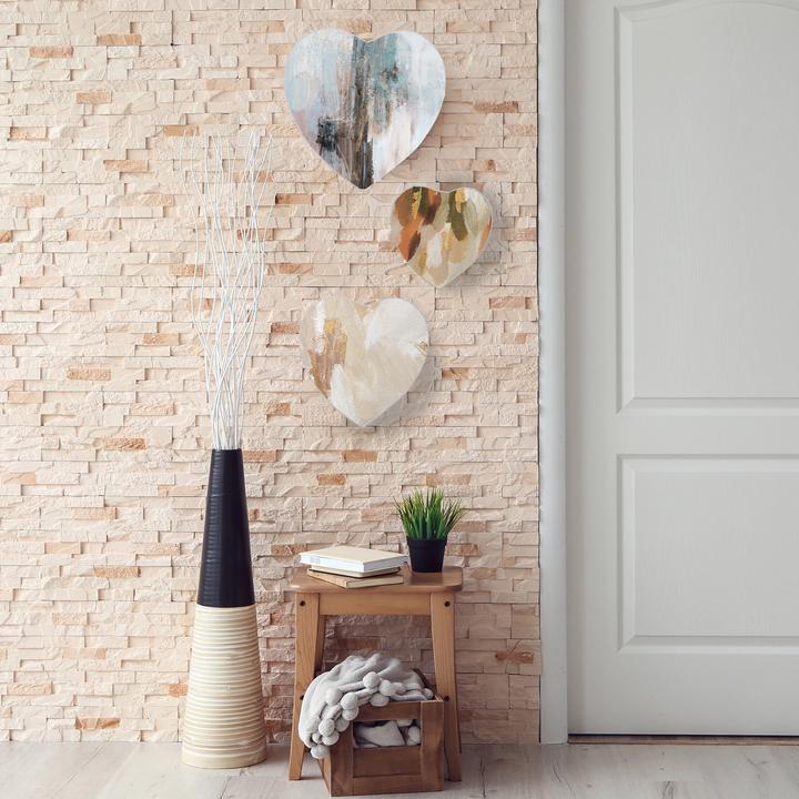 Produktbild Relaxdays 6-tlg. Leinwand-Set (Weiss)
