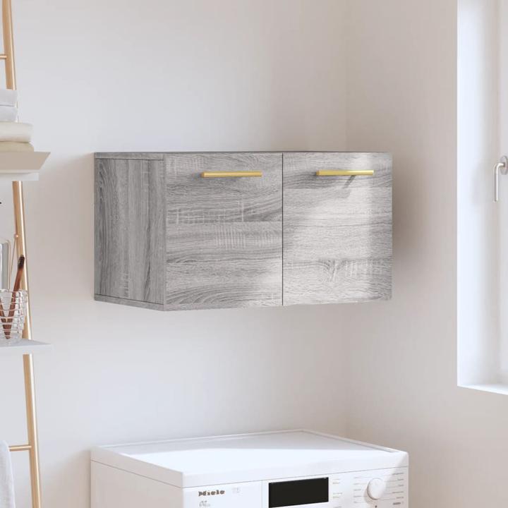 Produktbild VidaXL Wandschrank Grau Sonoma 60x36,5x35 cm Holzwerkstoff (60 x 36,5 x 35 cm)