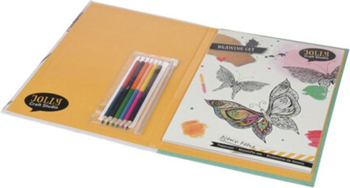 Image du produit Jolly Craft Studio Set de dessin avec crayons de couleur