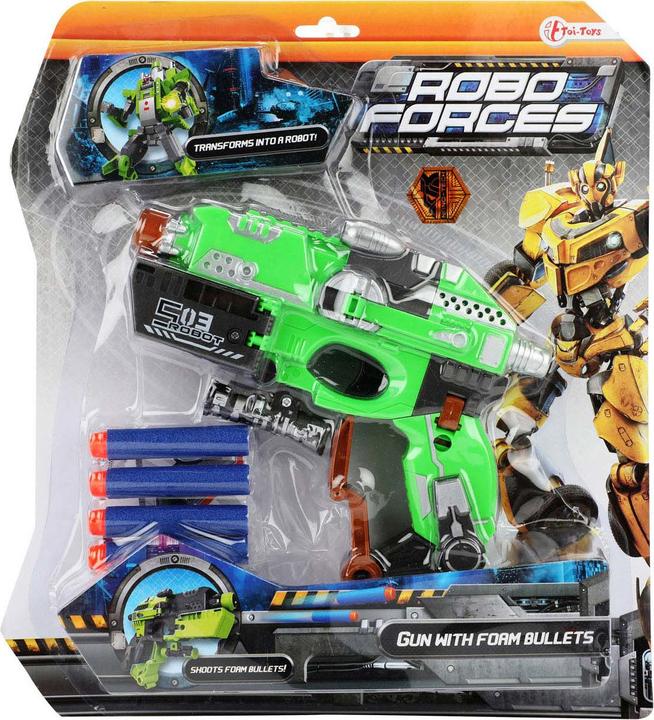 Immagine prodotto Toi-Toys Cambia la pistola robot con le frecce in schiuma