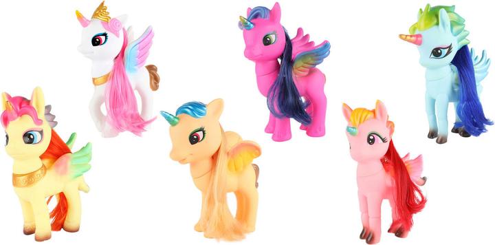 Actual product image Toi-Toys Dream Horse unicorn with long hair, 13cm