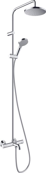 Productafbeelding hansgrohe HG Showerpipe VERNIS Blend 200 1jet met badthermostaat EcoSmart chroom