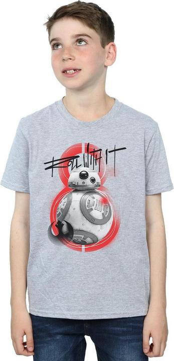 Produktbild Star Wars The Last Jedi BB8 Roll With It TShirt Jungen (140, 146)