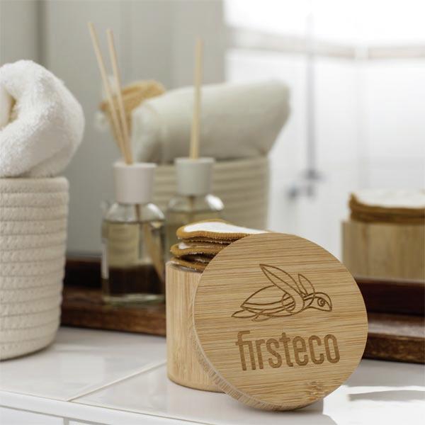 Produktbild Firsteco Abschminkpads Bambus Cylinder Set (Gesichtspflege set)