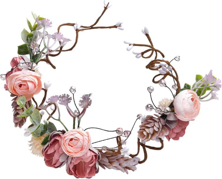 Actual product image Trisa Celebride flower wreath beads