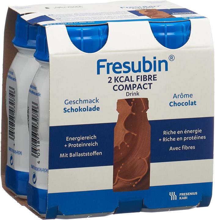 Immagine prodotto Fresubin 2 kcal Bevanda compatta di fibre al cioccolato (4x125ml) (Cioccolato, 4 x)