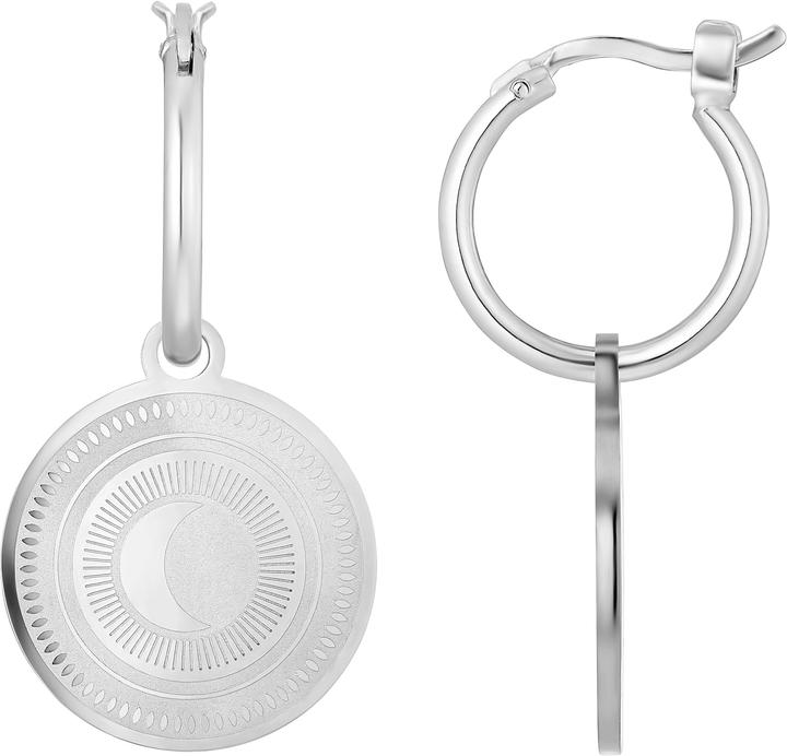 Image du produit Heideman Créole d'oreille Moon (100% acier inoxydable)