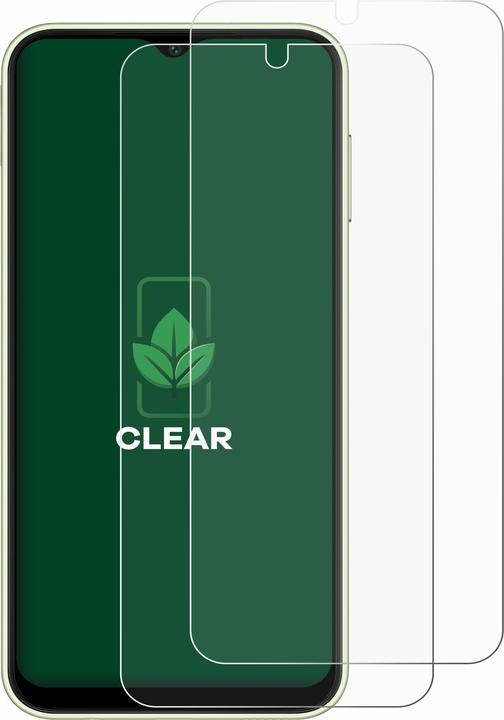 Productafbeelding ScreenLeaf Beschermfolie duurzame screenprotector screenprotector folie helder transparant (2 Stuk, Samsung Galaxy A14 5G)