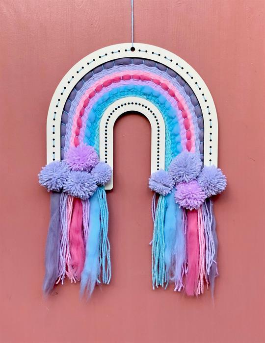 Actual product image Sozo Rainbow pastel mural kit