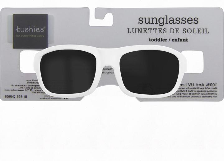 Actual product image Kushies Sunglasses toddler white
