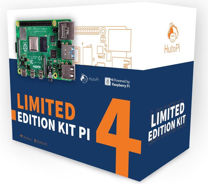 Produktbild HutoPi Pi 4 2GB Limited Edition Kit