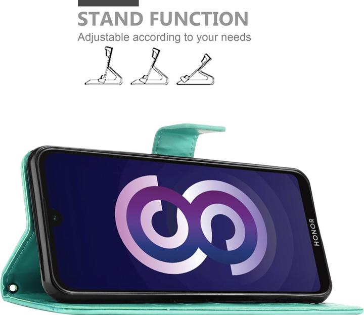 Productafbeelding Cadorabo Bloemen Boekomslag (Huawei Y5 (2019), Honor 8s)