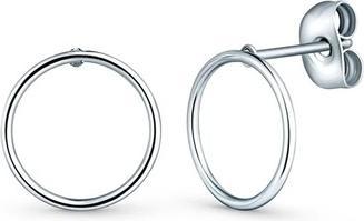 Actual product image Vuch Minimalist steel earrings Ring QUPIA SILVER