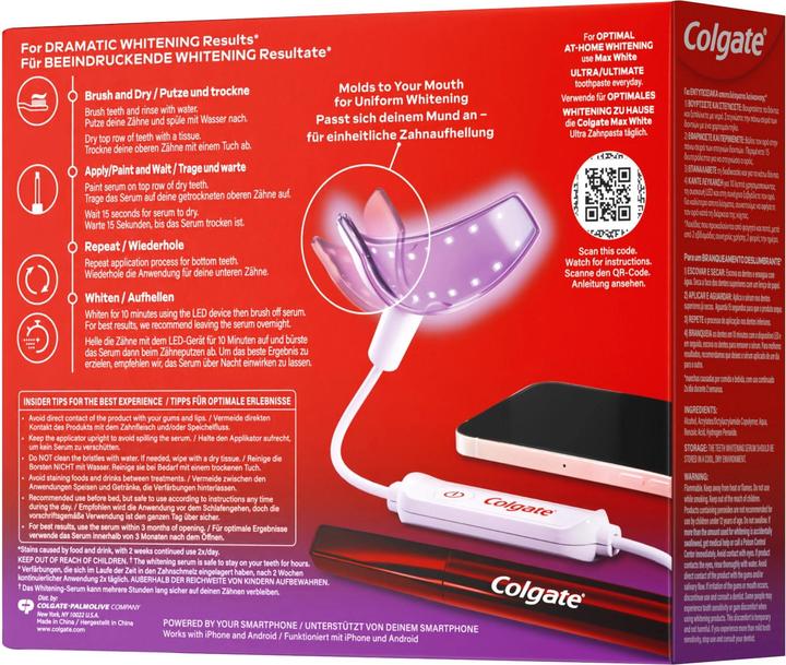 Produktbild Colgate Max White Ultim Whitening Kit (LED Licht)