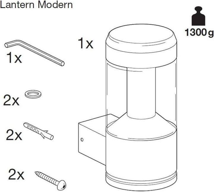 Produktbild Ledvance Endura Style Lantern Modern (610 lm, IP44)