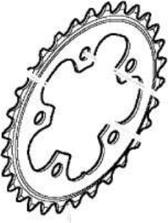 Productafbeelding Shimano Kettingblad 105 FC-5703 30 tanden zwart (30)