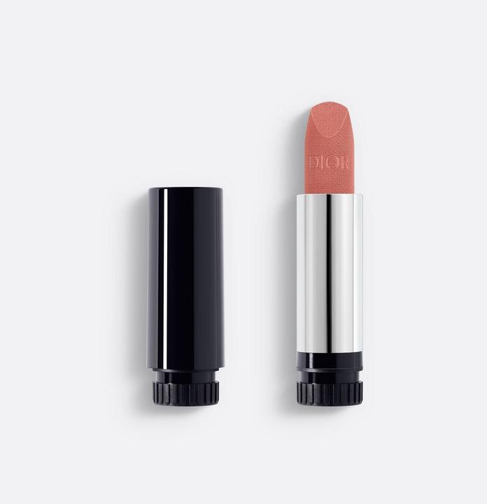 Actual product image Dior Rouge New Velvet refill 100 Int24 (No. 100, Nude look)