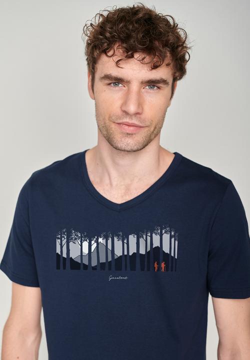 Produktbild Greenbomb Nature Forest Couple Peak T-Shirt (L)