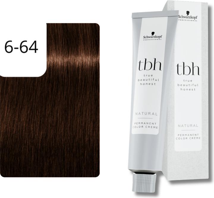 Produktbild Schwarzkopf true beautiful honest - 6-64W Dunkelblond Schoko Beige (Beige, Blond, Braun)