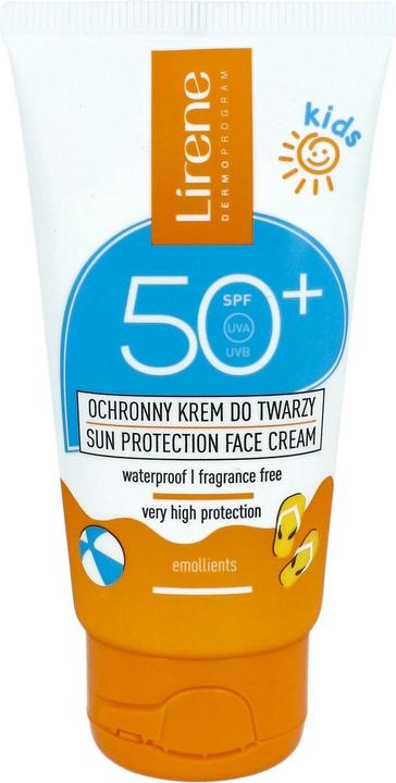 Immagine prodotto Lirene Sun Kids Crema Viso Protettiva per Bambini Spf50 50Ml (Crema solare viso, SPF 50, 50 ml)