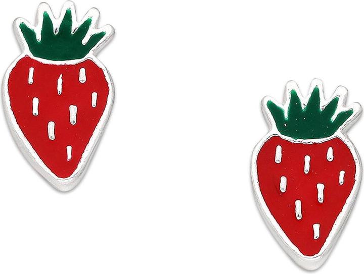 Love Kids Kinder Ohrringe, Erdbeere (925 Sterling Silber)