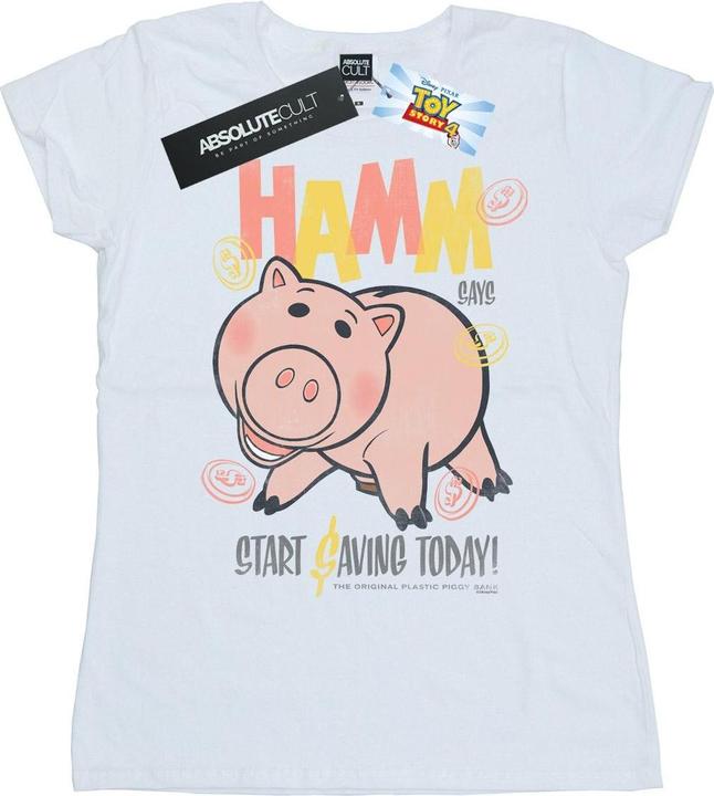 Immagine prodotto Disney Toy Story 4 Hamm The Piggy Bank Maglietta Donna (XL)