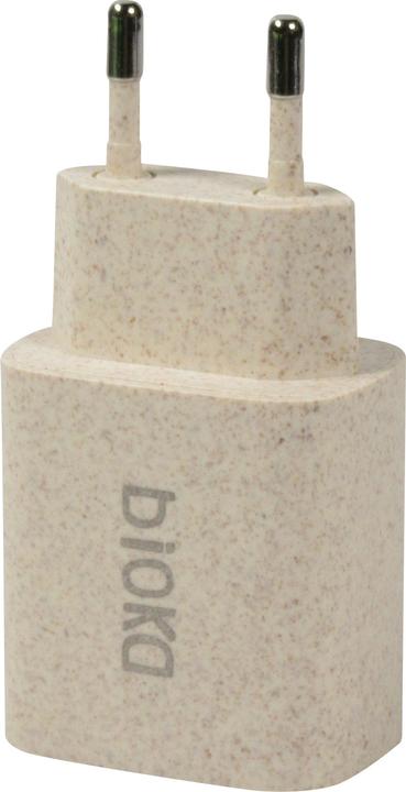 Produktbild Bioka Doppel Adapter 20W biologisch abbaubar Eco-friendly USB-C Power Delivery (20 W)