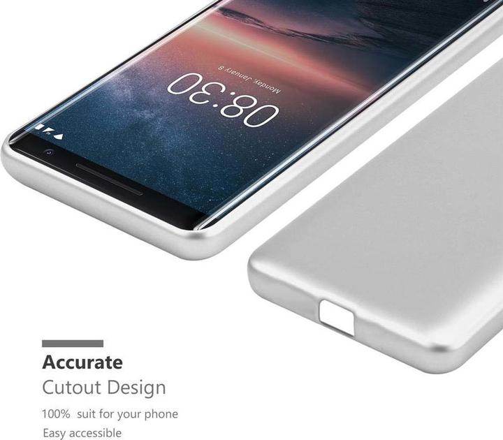 Productafbeelding Cadorabo TPU Matte Metallic hoes (Nokia 8 Sirocco)