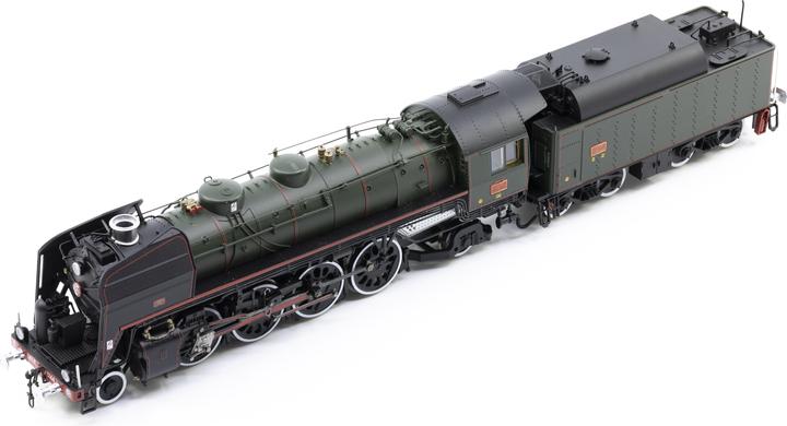 Actual product image Jouef SNCF steam locomotive 141R 1244 green with oil tender Ep. V (Track H0)