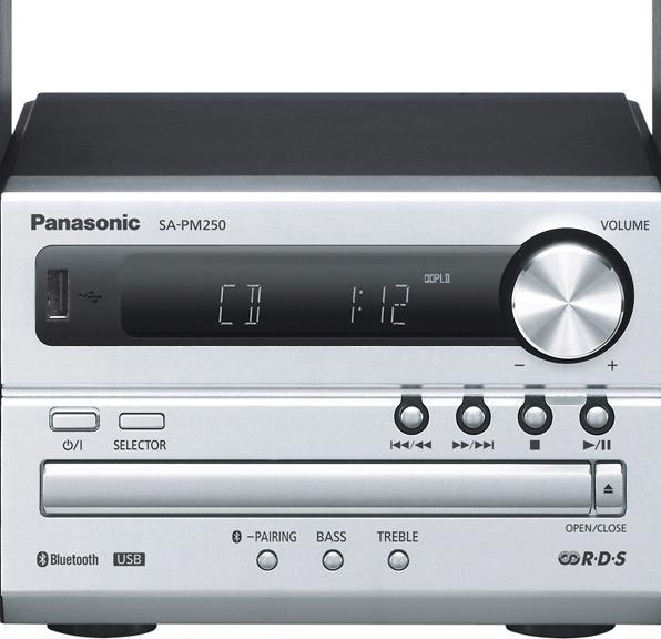 Immagine prodotto Panasonic Sc-Pm250eg (Lettore CD, Bluetooth, 2x 10 W)