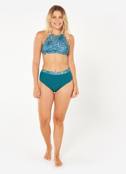 Produktbild Olaian Bikini-Hose Damen hoher Bund Rosa blau (40, 42)
