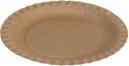 Actual product image Pacovis Kraft round plate Ø 18cm, 100% renewable raw materials, pack of 100 pieces (100 x)