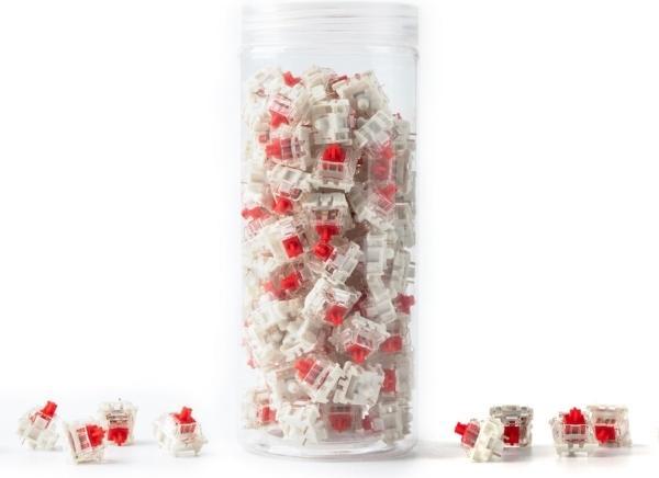 Immagine prodotto Keychron Set di interruttori Gateron G Pro 3.0 Red (rosso/trasparente, 110 pezzi)