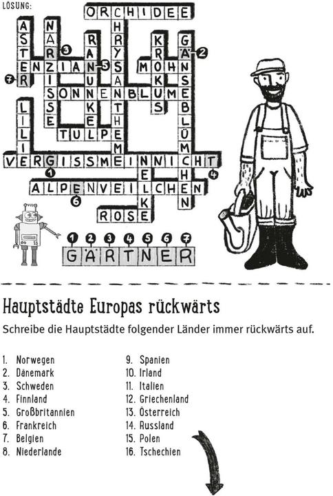 Produktbild Pocket-Rätsel-Block: Kreuzworträtsel (Deutsch, Nikki Busch)