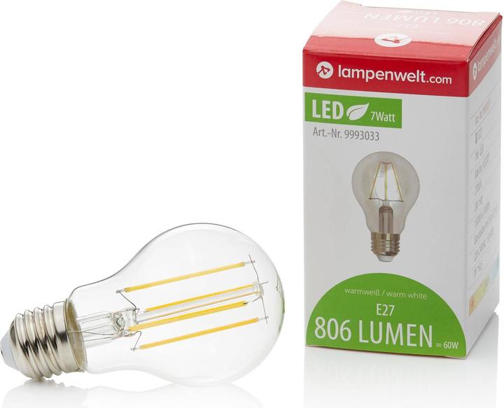 Image du produit Lindby LED E27 (E27, 7 W, 806 lm, 1 x, E)