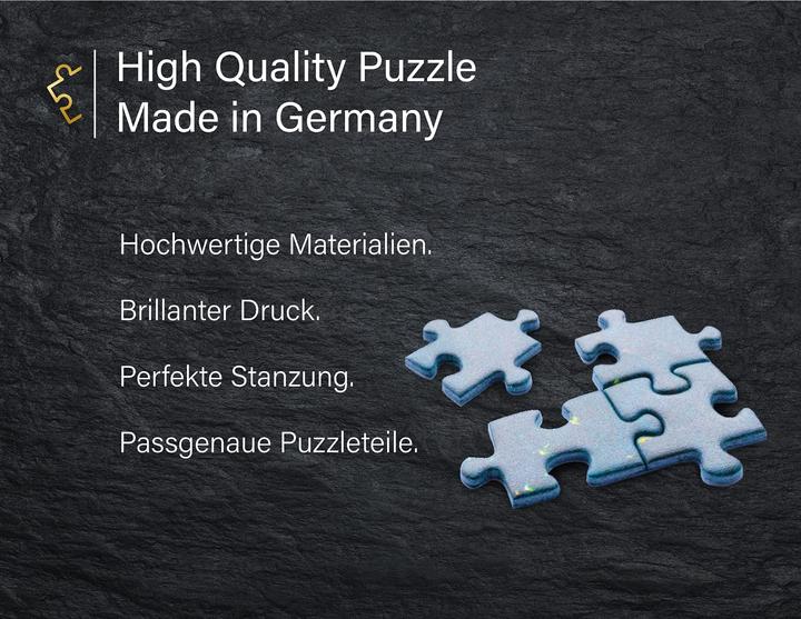 Actual product image Ulmer Puzzleschmiede Animal puzzle?Highland? (1000-piece) (1000 pieces)