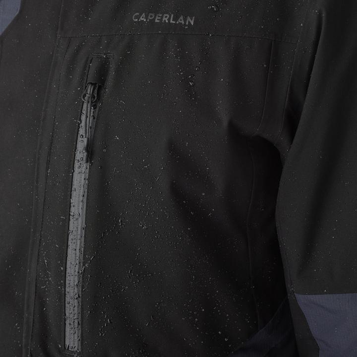 Immagine prodotto Caperlan Giacca da pesca FJ 500 WPF impermeabile da uomo grigio/nero (L)
