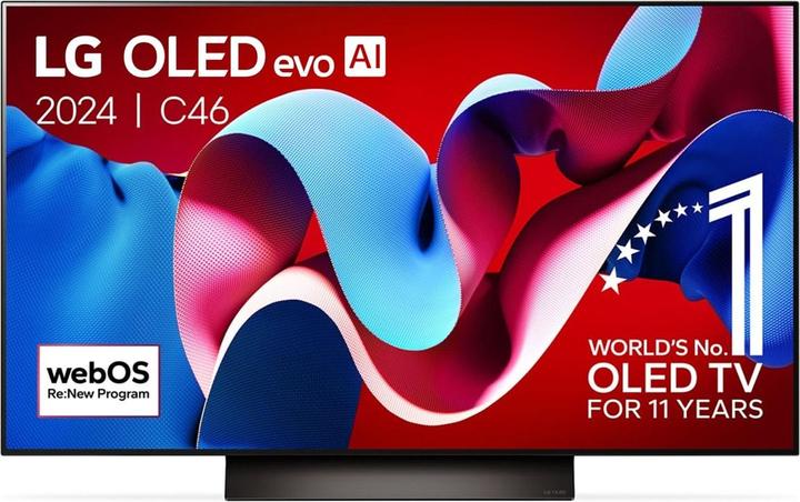 Produktbild LG OLED48C46LA evo 48 Zoll Smart TV UHD 4K (2024) (48", C4, OLED, 4K, 2024)