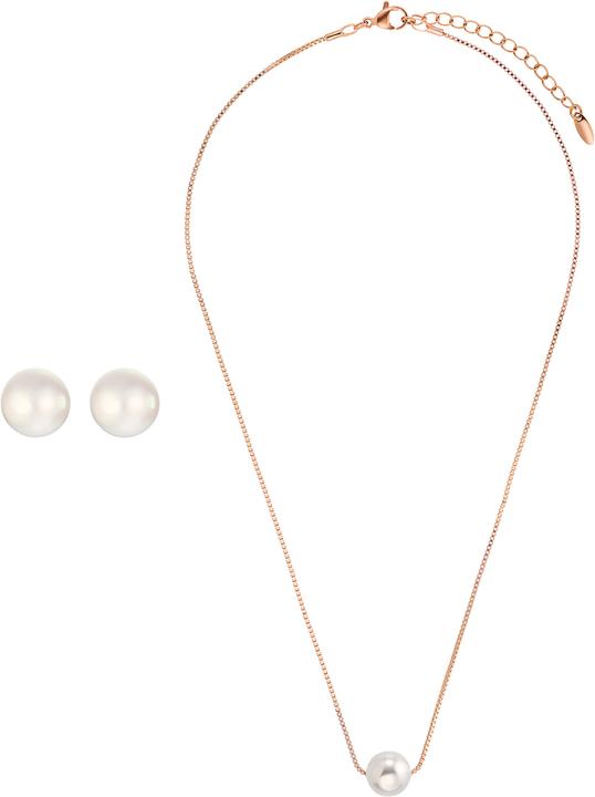 Actual product image Heideman Set Fabien rose gold color (100% stainless steel)