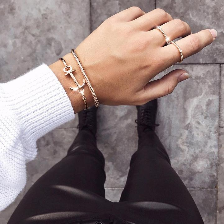 Image du produit Paul Hewitt Anchor Cuff (17 cm, Acier inoxydable)