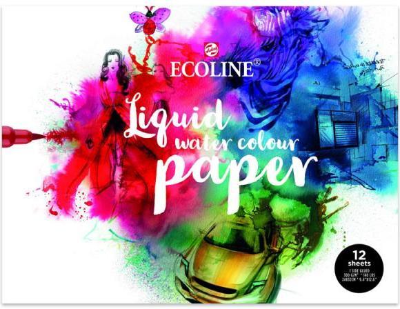 Produktbild Talens Papier Ecoline Mix (24 x 32 cm, Speziallineatur, Harter Einband)