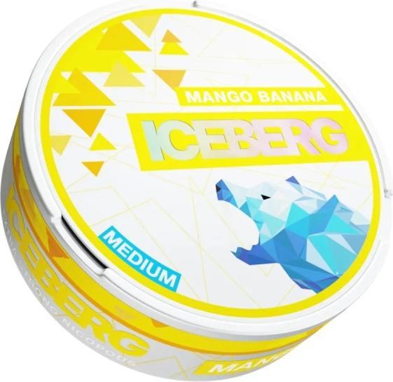 Produktbild Iceberg Snus MEDIUM - Mango Banana 12g (Nicotine Pouches, 20 mg)